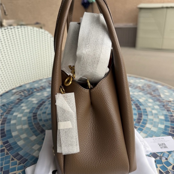 NWT Coach Lana 23 Dark Stone and Cherry Bag Charm - Picture 4 of 16